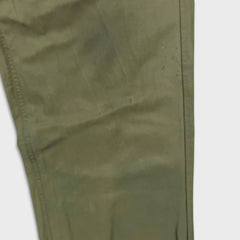 Nike Sportswear Track Pants Mens Large Green Woven Swoosh Taper Leg