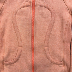 Lululemon Scuba Hoodie Womens Size 4 Pink Full Zip Sports Hooded Sweater