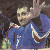 Vintage 1999 Wayne Gretsky T Shirt Mens Large White The End Retirement NHL Hockey Tee