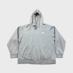 Nike Sportswear Hoodie Mens XL Gray Swoosh Pullover Hooded Sweater