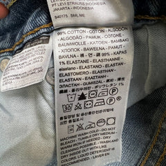 Levi’s 514 Jeans Mens 36x30 Blue Straight Fit Medium Wash Faded Denim Pants