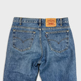Vintage 90s Levi's 550 Jeans Mens 34x30 Blue Relaxed Fit Tapered Leg Denim Pants