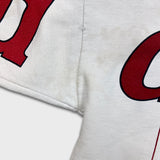 Vintage 90s Budweiser Hoodie Mens Medium White King of Beer Hooded Sweater