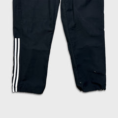 Adidas Track Pants Mens Large Black Climalite 3 Stripe Athletic Training