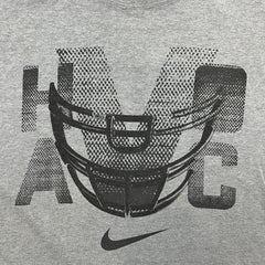 Nike Sportswear T Shirt Mens Large Gray Football Graphic Loose Fit Athletic Tee