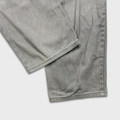 Vintage Akademiks Jeans Mens 34x29 Gray Straight Leg Faded Hip Hop Y2K Pants