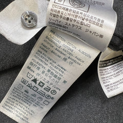 Levi's Denim Shirt Mens Medium Black Dark Wash Casual Western Pearl Snap