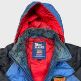 Vintage 90s Pro Player New York Giants Jacket Mens Large Blue Full Zip NFL Football Coat