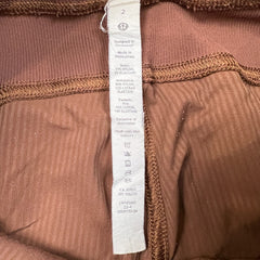 Lululemon Dance Studio Mid-Rise Jogger Womens Size 2 Brown Athletic Taper Leg