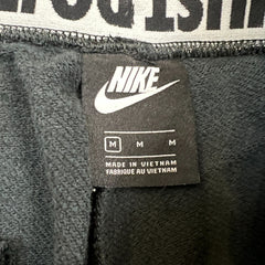Nike Sportswear Sweatpants Mens Medium Black Swoosh Taper Leg Jogger