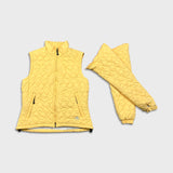Nike Sportswear ACG Jacket Mens Small Yellow Swoosh Level 3 Outer Layer Quilted