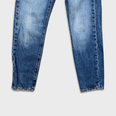 Levi's Wedgie Jeans Womens 25x27 Blue Slim Tapered Leg High Rise Medium Wash Pants