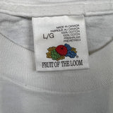 Vintage 90s Its A Dog Eat Dog World T Shirt Mens Large White Hot Dog Funny Tee