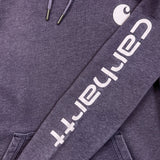 Carhartt Hoodie Womens Small Purple Relaxed Fit Workwear Hooded Sweater