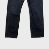 Levi's 501 Jeans Mens 32x30 Black Original Straight Leg Dark Wash Denim Pants