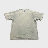 Vintage 90s Blank T Shirt Mens XL Gray Sun Faded Bleached Basic Short Sleeve Tee