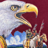 Vintage Y2K New Mexico T Shirt Mens XL Red Eagle Native American Graphic Tee