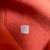 Lululemon Scuba Oversized 1/2 Zip Hoodie Womens XS Orange Hooded Sweater