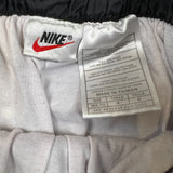 Vintage 90s Nike Sportswear Track Pants Mens Medium Black Swoosh Taper Athletic