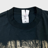 Vintage 90s Grizzly Bear Waterfall T Shirt Mens XL Black Nature Faded Animal Tee