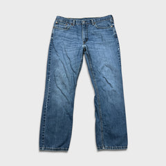 Levi’s 514 Jeans Mens 36x30 Blue Straight Fit Medium Wash Faded Denim Pants