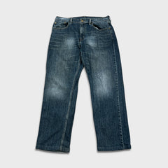 Levi's 559 Jeans Mens 34x32 Blue Relaxed Straight Fit Dark Wash Denim Pants