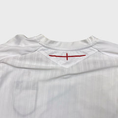Vintage 2007/09 Umbro England Long Sleeve Home Shirt Mens XL Jersey Distressed