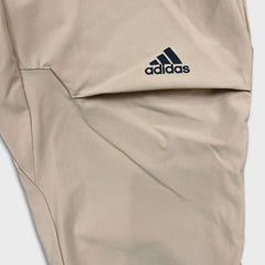 Adidas 4CMTE Pants Mens Medium Beige Sportswear Lightweight Athletic Jogger