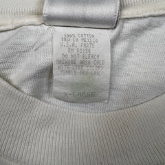 Vintage 90s The North Face T Shirt Mens XL White Never Stop Exploring Globe Tee