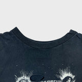 Led Zeppelin T Shirt Mens Medium Black Sun Faded Distressed Band Tee