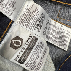 Levi's 512 Jeans Mens 33x32 Blue Slim Taper Leg Dark Wash Mid Rise Stretch Denim Pants
