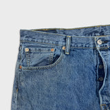 Levi's 501 Jeans Mens 38x30 Blue Original Fit Straight Medium Wash Denim Pants
