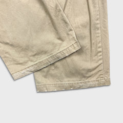 Vintage Y2K Ecko Unltd Pants Mens 30x30 Beige Relaxed Fit Wide Leg Baggy Cargo