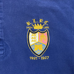 Vintage 90s Polo Ralph Lauren Shirt Mens XL Blue RLPC Crest Faded Short Sleeve
