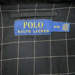 Polo Ralph Lauren Bi Swing Harrington Jacket Mens Medium Black Full Zip Windbreaker