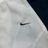 Vintage Y2K Nike Sportswear Jacket Mens Small White Swoosh Full Zip Windbreaker
