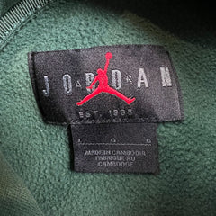 Nike Jordan Brand Hoodie Men Large Green Slam Dunk Contest NBA Basketball Hooded Pullover