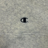 Vintage Y2K Champion Fleece Mens Medium Beige C Logo 1/4 Zip Outdoor Jacket Pullover