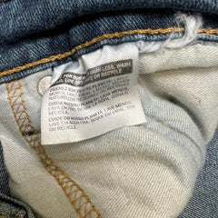 Levi's 514 Jeans Mens 32x30 Blue Slim Straight Fit Dark Wash Faded Denim Pants