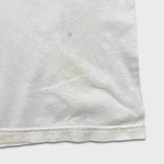 Vintage 2007 Chicago Cubs T Shirt Mens Large White MLB Baseball Distressed Ringer Tee
