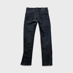 Levi's 511 Jeans Mens 30x30 Black Slim Fit Mid Rise Dark Wash Stretch Denim Pants