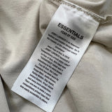 Fear of God Essentials T Shirt Mens XL Gray Rubberized Logo Short Sleeve Tee