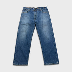 Levi's Jeans Mens 36x30 Blue Relaxed Fit Straight Leg Medium Wash Baggy Denim Pants
