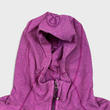 Lululemon Scuba Hoodie Womens Size 12 Purple Light Cotton Full Zip Sports Hooded Sweater