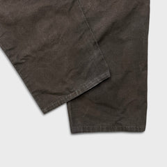 Carhartt Pants Mens 36x30 Brown Loose Fit Double Knee Workwear Carpenter Canvas