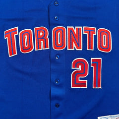 Vintage 90s Russell Athletic Toronto Blue Jays Roger Clemens #21 MLB Jersey Baseball Mens Medium