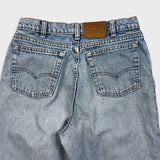Vintage 90s Levi's 532 Jeans Mens 32x27 Blue Relaxed Taper Leg Light Wash Denim Pants