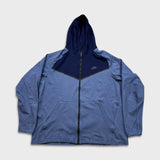 Nike Sportswear Hoodie Mens 2XL Blue Tech Fleece Full Zip Hooded Sweater