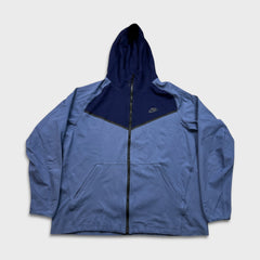 Nike Sportswear Hoodie Mens 2XL Blue Tech Fleece Full Zip Hooded Sweater