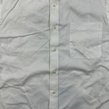 Tommy Hilfiger Shirt Mens Large White Slim Fit Preppy Long Sleeve Button Up